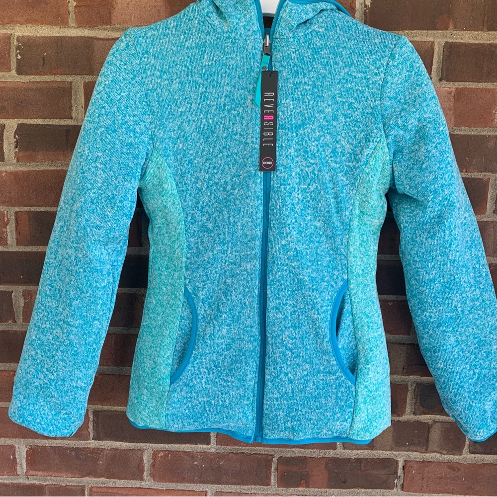NWT RM 1958 Girls Heat Insulated Reversible Jacket Water repellent sz 14 - Picture 9 of 11